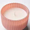 SOCKERLÖNN Scented candle in glass, Peach & blossom/pink, 20 hr