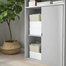 SPIKSMED Cabinet, light grey, 60x96 cm