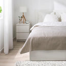 STENFRÖMAL Bed bedspread, light beige, 230x250 cm