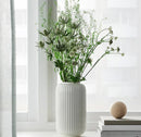 STILREN Vase, white, 22 cm