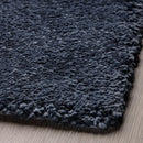 STOENSE Rug, low pile, dark blue, 170x240 cm