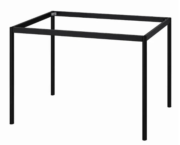 SANDSBERG Underframe, black, 110x67x73/SANDSBERG Table top, black, 110x67 cm