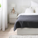 TANDSPINNARE Bedspread, grey, 230x250 cm