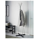 TJUSIG Hat and coat stand, black, 193 cm