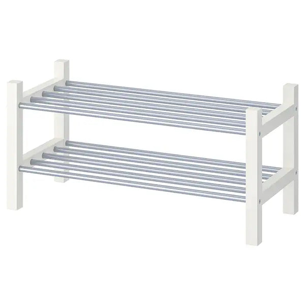 TJUSIG Shoe rack, white,79x32x37