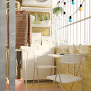 TORPARÖ Chair, in/outdoor, foldable white/grey