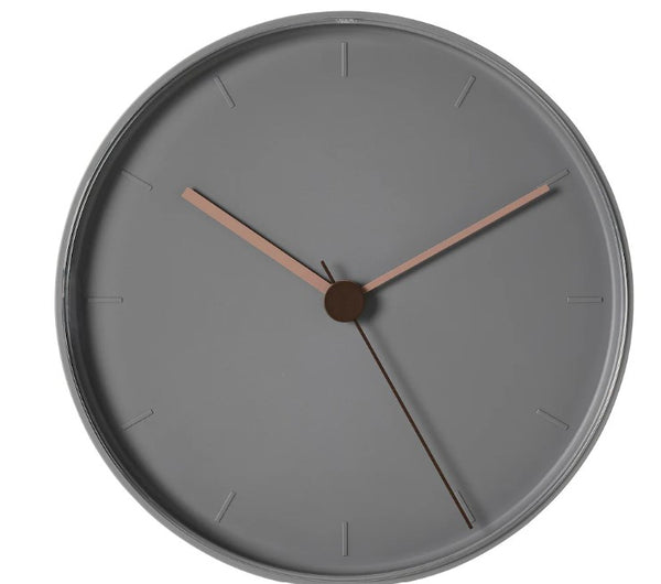 BONDTOLVAN Wall clock, grey-pink, 25 cm