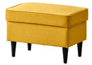 STRANDMON Footstool, Skiftebo yellow