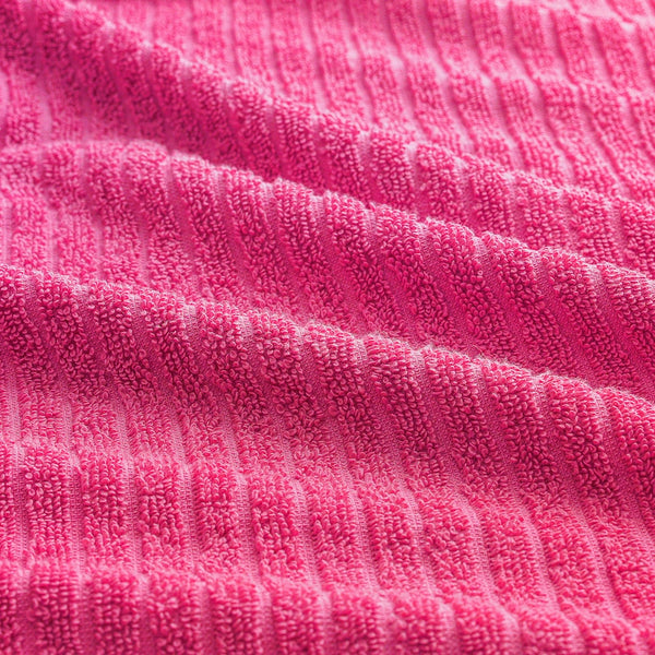 VÅGSJÖN Bath towel, bright pink, 70x140 cm