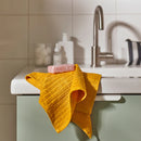 VÅGSJÖN Guest towel, golden-yellow, 30x50 cm