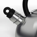 VATTENTÄT Kettle, stainless steel/black, 2 qt