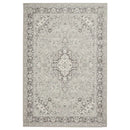 VEDBÄK Rug, low pile, light grey, 133x195 cm