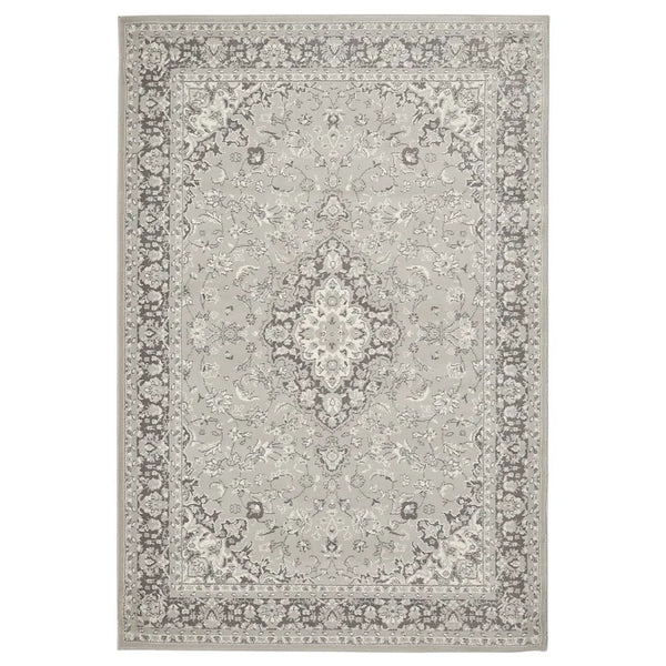 VEDBÄK Rug, low pile, light grey, 133x195 cm