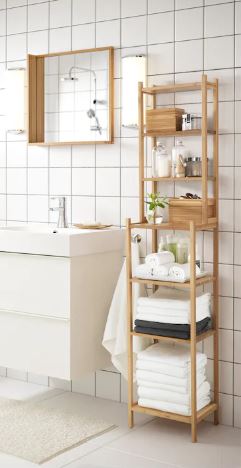 RAGRUND Shelving unit, bamboo, 33 cm