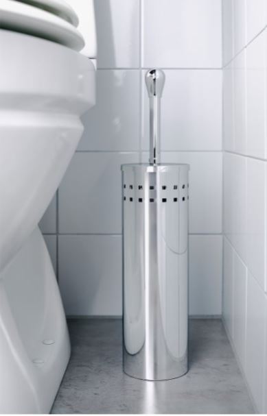 BAREN IKEA  Toilet brush, stainless steel.