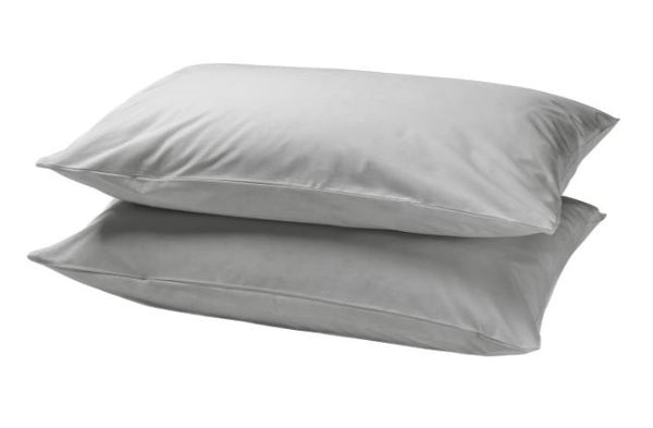 DVALA Pillowcase, light grey, 50x60 cm