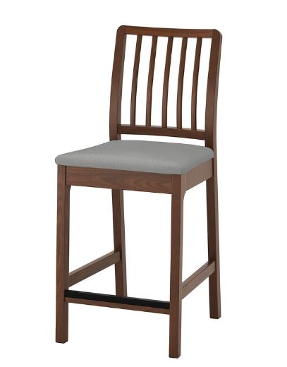 EKEDALEN IKEA bar stool, brown 62 cm