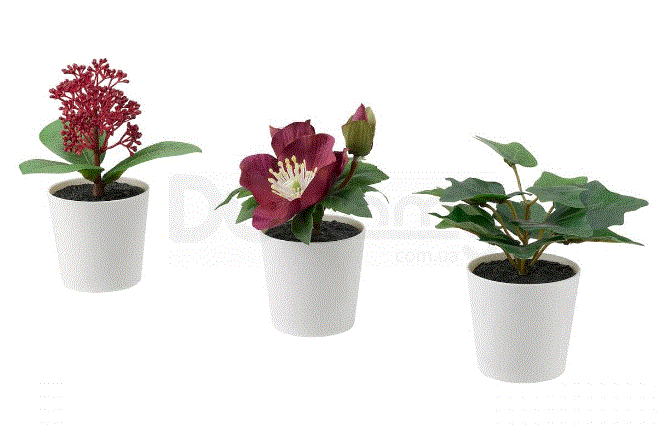 FEJKA Artificial plant, set of 3