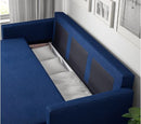 FRIHETEN IKEA 3 seat Sofa bed blue