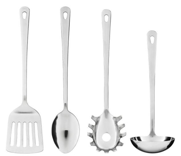 GRUNKA IKEA 4 piece  kitchen utensils, stainless steel.