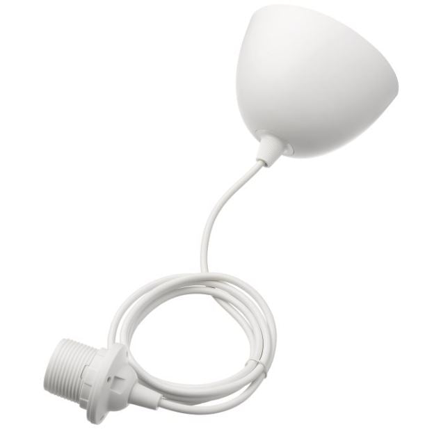 HEMMA IKEA cord set, white 1.8 m