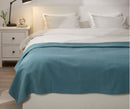 INDIRA IKEA bedspread light blue, 230x250.