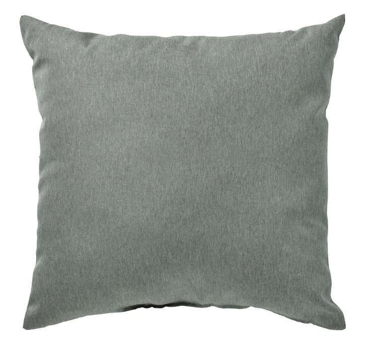 KÄRLEKSGRÄS Cushion, green, 40x40 cm