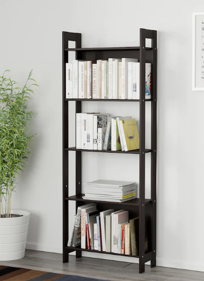 LAIVA IKEA Bookcase black brown.