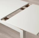 LANEBERG IKEA expandable table white, 130x90x8