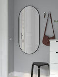 LINDBYN Mirror black 60x120 cm