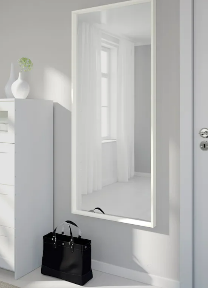 NISSEDAL mirror 65x150cm white