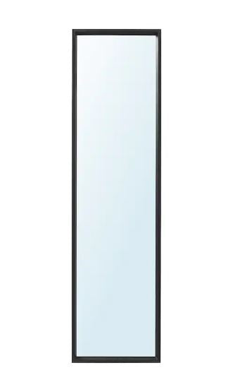 NISSEDAL IKEA mirror black, 40x150 cm.