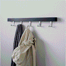 TJUSIG hanger for door/wall black