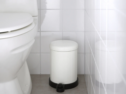 TOFTAN Waste bin, white, 4L