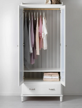 TYSSEDAL IKEA wardrobe  white/mirror glass 88x58x208