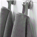 VIKJARD IKEA Towel grey 100x150 cm