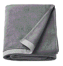 VIKJARD IKEA Towel grey 100x150 cm