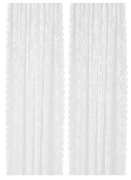 ALVINE SPETS Net curtains, 1 pair, off-white, 145x300 cm