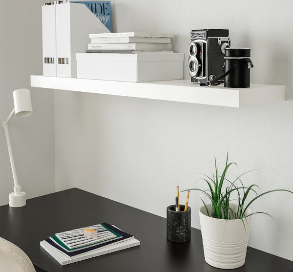 LACK Wall shelf, white, 110x26 cm