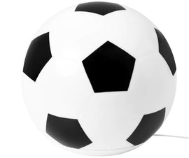 ANGARNA LED table lamp, football pattern