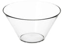 TRYGG Serving bowl, clear glass, 28 cm