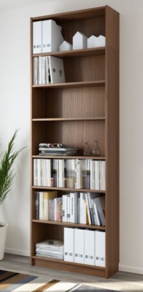 BILLY bookcase 80x28x202cm brown