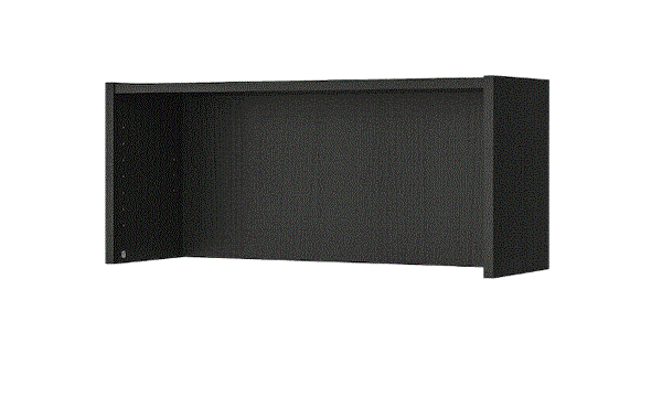 BILLY Height extension unit, black-brown, 80x28x35 cm