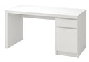 MALM Desk, white, 140x65 cm