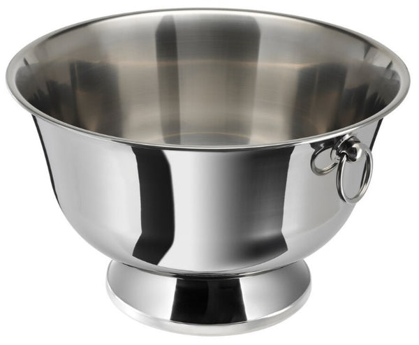 SOLDRÄNKT Champagne bowl, stainless steel, 22 cm