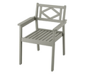 BONDHOLMEN Armchair, outdoor, gray