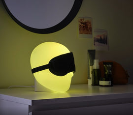 ISKARNA LED table lamp, multicolour