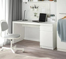 MALM Desk, white, 140x65 cm