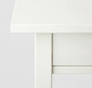 HEMNES Bedside table, white stain, 46x35 cm