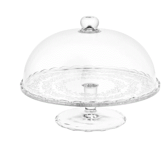 ARV BROLLOP serving/cake stand with lid 29 cm